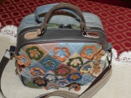 VERA PELLE Stylowa włoska skórzana torebka listonoszka