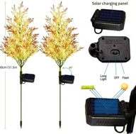 LAMPA SOLARNA WBIJANA CHOINKA W KSZTAŁCIE SOSNY I CYPRUSU DO OGRODU LED