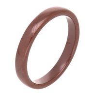 85063 Pierścionek ceramiczny 3mm gładki średnica 16 mm brązowy