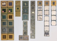 Stare procesory PC AMD i Intel, odzysk Au, odzysk złota, 870 g