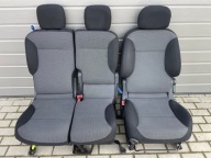 BERLINGO PARTNER III LIFT BLASZAK FOTELE 3 OSOBOWE KOMPLET SKŁADANE