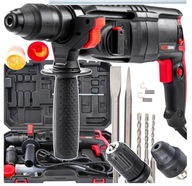 MŁOTOWIERTARKA MŁOT UDAROWY WIERTARKA UDAROWA SDS+ 2600W 4J WALIZKA ZESTAW