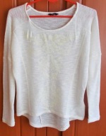 Bluzka boho mgiełka ornamentowa dłuższy tył F&F