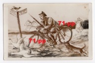 STRAŻ GRANICZNA ok. 1935 - RAWA RUSKA - KARYKATURA nr 1