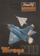 MM 8-9/1990 Samolot MIRAGE 2000 Mały Modelarz