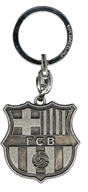 Licencjonowany metalowy dwustronny brelok do kluczy HERB FC BARCELONA FCB