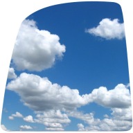 SZKŁO LEWE WKŁAD LEWY GRZANY do Man TGE VW Crafter 2017- ELEKTRYCZNY