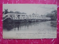 KRAPKOWICE KRAPPITZ OTMĘT GOGOLIN DREWNIANY MOST NAD OSOBŁOGĄ POWÓDŻ 1903 R