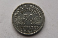 50 CENTIMES 1943 R. FRANCJA - CJ944
