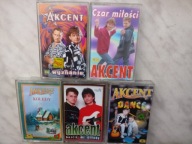 AKCENT - WYZNANIE , GREEN STAR , 5 KASET Z FOTKI