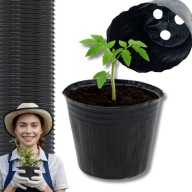 DONICZKI DO ROZSADY PLASTIKOWE PRODUKCYJNE 100 SZTUK WYSIEW P10+ZNACZNIKI