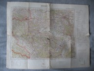 LWÓW PRZEMYŚL SAMBOR BORYSŁAW DROHOBYCZ STRYJ CHODORÓW przedw. MAPA 1937