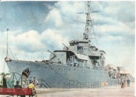 ORP "BURZA" -MUZEUM MARYNARKI WOJENNEJ -pocztówka