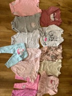 Paczka ubranek r 68/74 dla dziewczynki