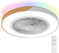 Wentylator sufitowy BESCOST z lampą LED, 6 prędkości wiatru k290