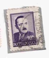 Groszy znaczki kasowane