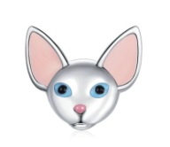 charms kot syjamski rasowy kotek emalia kociara