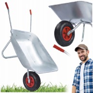 TACZKA OGRODOWA BUDOWLANA OCYNKOWANA WÓZEK BEGRIS WYTRZYMAŁA MOCNA 120 L