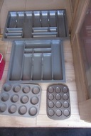 ZESTAW 4 TACE SZUFLADY NA AKCESORIA