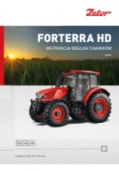 Zetor Forterra HD 130, 140, 150 - instrukcja obsługi ciągników PL (2019)