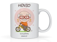 Kubek z imieniem dla emeryta pożegnanie praca na prezent