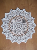 SERWETA SERWETKA SZYDEŁKOWA Z KORDONKA /RĘKODZIEŁO ROBÓTKI RĘCZNE SZYDEŁKO