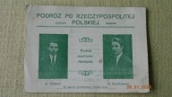 Kolekcjonerska unikatowa podróż po Rzeczpospolitej 1928r stemple pieczęci