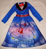Strój Mary Poppins rozmiar 116-122