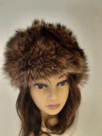TOCZEK CZAPKA KAPELUSZ Z FUTRA NATURALNEGO WIGENS ORYGINALNE