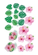 WYDRUK CUKROWY OPŁATEK NA TORT LILO I STICH STITCH + POSTACI+ TEKST Kwiaty