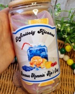 Kubek szklanka 500ml do drinków lemoniada iced coffee słomka pokrywka