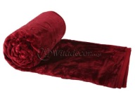 Koc Elway akryl 200 x 240 tłoczony bordowy