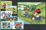 A54112)Disney: Gambia 2322 - 2327** + Bl 282**