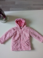 Bubble Gum dziecięca bluza rozpinana różowa r 86