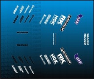 Naklejki Sponsorskie dla Honda CBR 1000 RR 08-13 REPSOL SC59 Pługi Wahacz