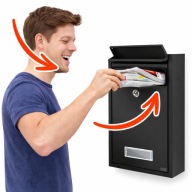 SKRZYNKA NA LISTY POCZTĘ GAZETĘ NOWOCZESNA IDEALNA DO DOMU XL SKRZYNKA