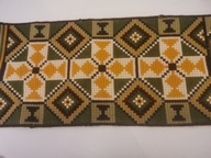 KILIM BIEŻNIK SERWETKA WEŁNA TKANY SKANDYNAWSKI ORYGINALNY