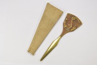 PIĘKNY STARY NÓŻ DO LISTÓW SYRENKA WARSZAWA POMNIK CHOPINA ETUI