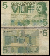 BNA - HOLANDIA 5 Guldenów 1966 3RV 042478 # P90a