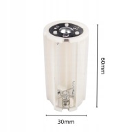 ADAPTER PRZEJŚCIÓWKA BATERII AKUMULATORA AA DO D 4 SZTUKI BIAŁY