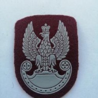 Naszywka orzełek bordo desant