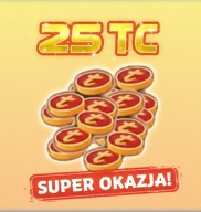 TIBIA COINS 25 TC WSZYSTKIE SERVERY