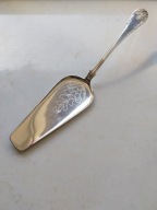 Łopatka półmiskowa monogram wzór Francuska Lilia