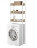 Regał łazienkowy Woltu biały 25 x 63 x 165 cm/ W20