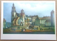POCZTÓWKA - KRAKÓW - WIDOK KATEDRY NA WAWELU - Jan Nepomucen GŁOWACKI 1836r