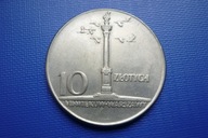 PRL 10 zł X Wieków Warszawy 1965