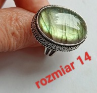 Pierścionek Labradoryt R 14