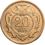 Austria. 20 halerzy 1895 Austro-Węgry