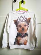 BLUZA Z PIESKIEM CEKINY YOUNG DIMENTION R. 6-7L