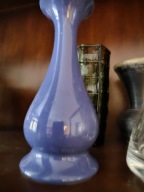 Wazon porcelanowy niebieski h=17 cm